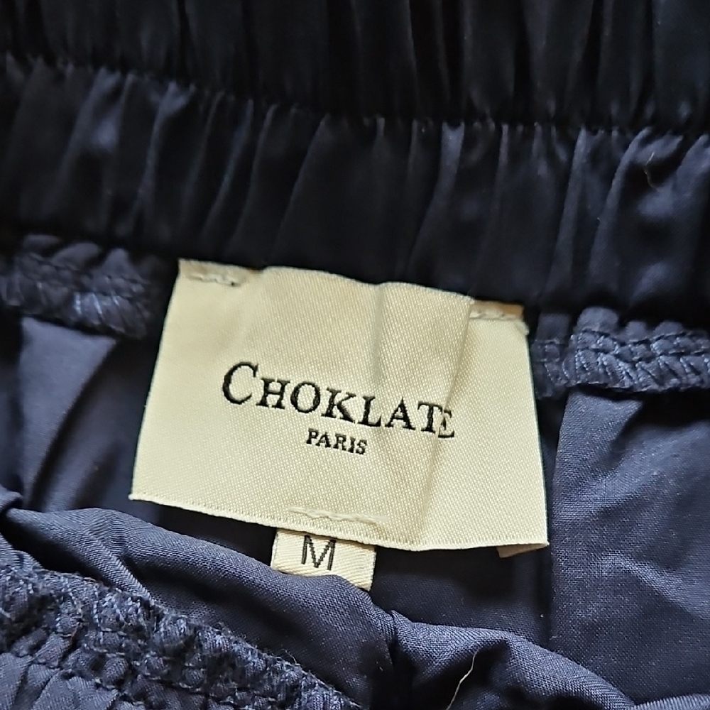 Choklate Paris Navy Polka Dot Tulle Skater Skirt M - Picture 3 of 13